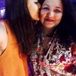 Ariah Agarwal with her mother