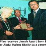 Dr Ruth Pfau With Jinnah Award