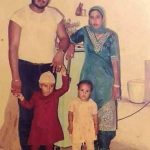Gurmeet Ram Rahim With His Wife Harjeet And Two Children
