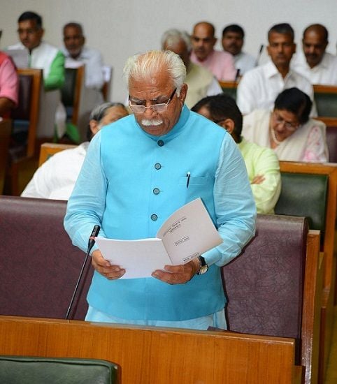 Haryana CM Manohar Lal Khattar being critisized for not maintaining law & order in the state