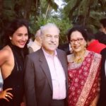 Kanchi Kaul with her parents