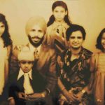 Milkha Singh With His Wife, Three Daughters and A Son