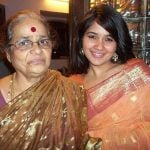 Narayani with her mother