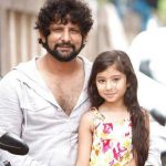 Raj Arjun with his daughter Sara