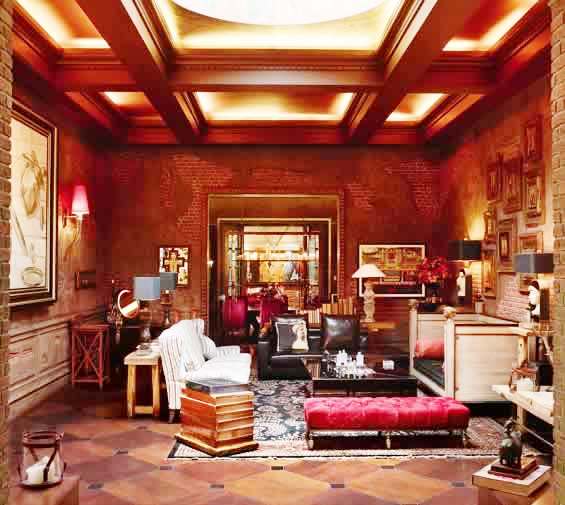 Shah Rukh Khan Mannat living room