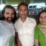 Soneer Vadhera with his parents
