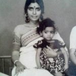 Udaya Bhanu (Childhood) with her mother Aruna