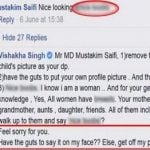 Vishakha responds to the user who wrote a vulgar comment on her picture
