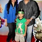 Amit Behl with his wife Vaibhavi Behl and son Nridev Behl
