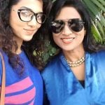 Ananya Sengupta with her mother