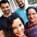 Chitrashi Rawat with her family