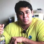 Cyrus Broacha with alcohol