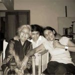 Deepti Naval with her mother and daughter