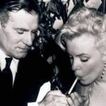 Hugh Hefner with Marilyn Monroe