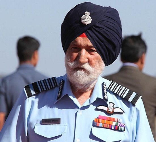 Indian Air Force Marshal Arjan Singh