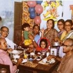 Mouli Ganguly childhood picture with her family