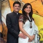 Piyush Goyal with wife Seema