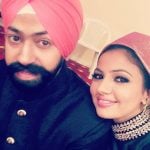 Preet Kaur with her brother