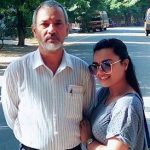 Renee Dhyani with father