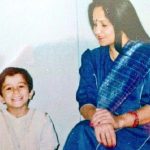 Sahil Salathia with mother