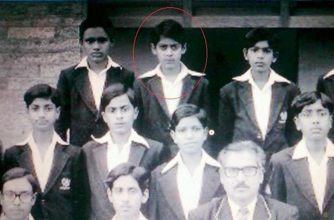Salman Khan - School days hairstyle