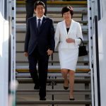 Shinzo Abe With His Wife