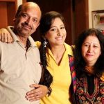 Shivya Pathania with her parents