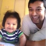 VJ Hoezaay with her daughter Chloe