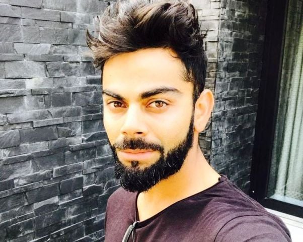 Virat Kohli - Sharply cut beard style
