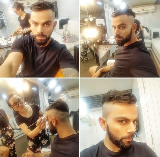 Virat Kohli - Short Undercut hairstyle
