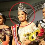 Madhu Valli with Miss India worldwide title