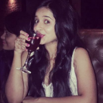 Sheetal Pandya drinking