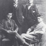 Subhas Chandra Bose (Standing Right) with his Friends in England