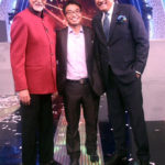 Armstrong Pame With Amitabh Bachchan and Boman Irani in Show Aaj Ki Raat Hai Zindagi