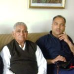 Jai Ram Thakur With His Father