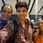 Kamal Kamaraju with his parents