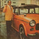Mohammed Rafi With his Car FIAT Padmini