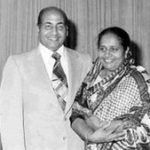Mohammed Rafi With his Wife