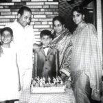 Mohammed Rafi With his wife Bilquis, and children Yasmin, Shahid and Nasreen