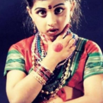 Raja Kumari as an Indian classical dancer