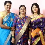 Sara Shrawan with her mother Beena Patil and sister Shilpa Patil