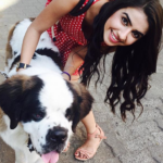 Shirin Sewani Dog Lover