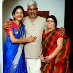 Shivada Nair with her parents