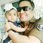 Shivdeep Lande With His Daughter