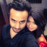 Shritama Mukherjee with boyfriend