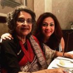 Tarana Raja Kapoor with mother