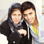 Ahmed Masih with mother
