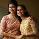 Amritha Nair with her sister