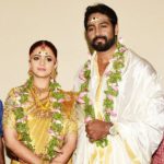 Naveen with his wife Bhavana
