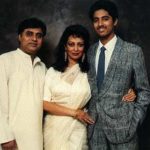 Chitra Singh With Her Husband And Son  Vivek Singh